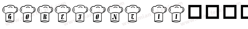 GoreFont II字体转换